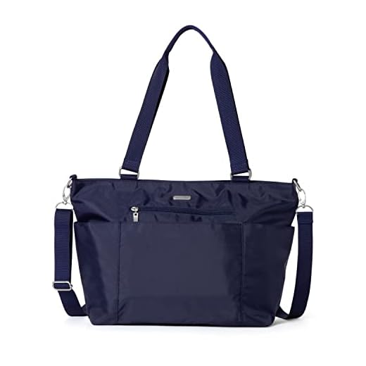 Best travel tote bag with luggage sleeve Baggallini Essential Laptop Tote Bag