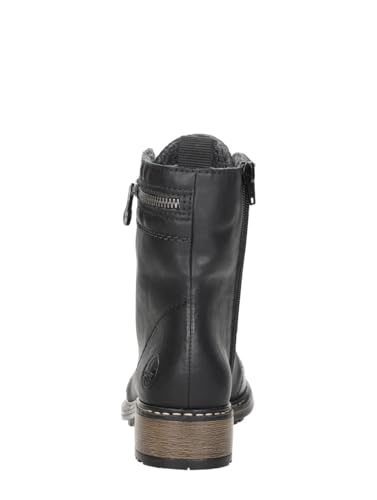 Bottines talon décroché bas aux finitions soignées et élégantes