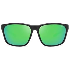 Matte Black/Green Mirrored