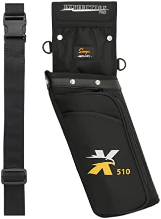 SUNYA – Archery Quiver for Arrows – Archery Hip Arrow Quiver with Belt, Fits 3 Arrow Tube Holder – Storage Pockets for Archery Accessories, Tools, Nylon Material Field Quiver SUNYA – Archery Quiver for Arrows – Archery Hip Arrow Quiver with Belt, Fits 3 Arrow Tube Holder – Storage Pockets for Archery Accessories, Tools, Nylon Material Field Quiver