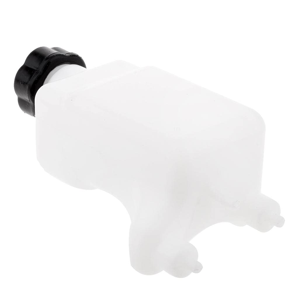 Fuel Gas Reservoir Petrol Oil Tank Fit for Yamaha PW50 PW PY 50 PY50 Peewee Motorcycle Dirt Kids Bike ATV Parts (White)