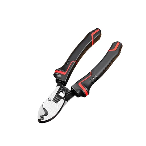 Cortador de cables para electricista de fuerza industrial, mango antifatiga, alambre de aluminio de cobre grueso, mango antideslizante, cizalla de cable