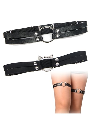Punk Style Adjustable Garter Belt – ohyeahlady Punk Style Adjustable Garter Belt – ohyeahlady