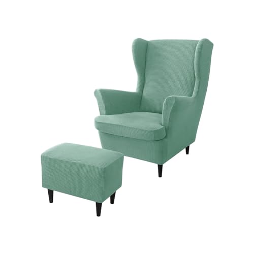 Fundas elásticas para sillón orejero que cubren imperfecciones