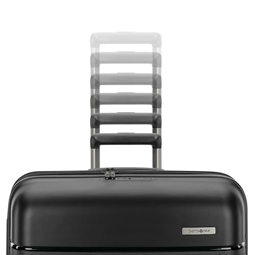 Samsonite Elevation Plus - Large Hardside Luggage - Scratch Resistant Polypropylene Shell, RightHeight™ Adjustable Handle, Integrated AirTag Holder, TSA Lock, WetPak™ Compartment - Triple Black - Image 6