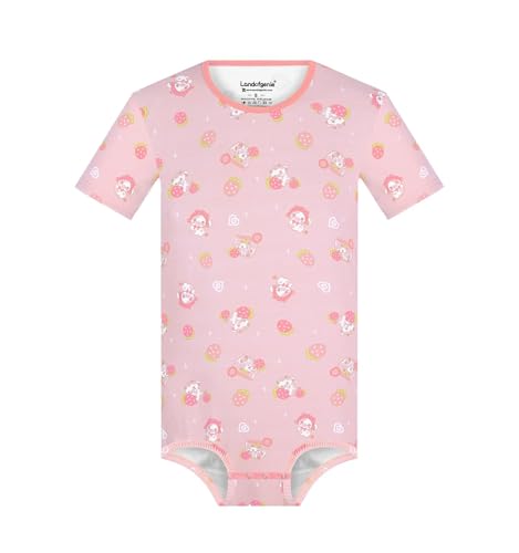 Body pour homme à manches courtes Landofgenie détendez-vous en onesie coton imprimé vache