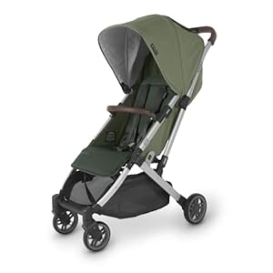 MINU V2 Stroller-Emelia (sage Green/Silver/Chestnut Leather)