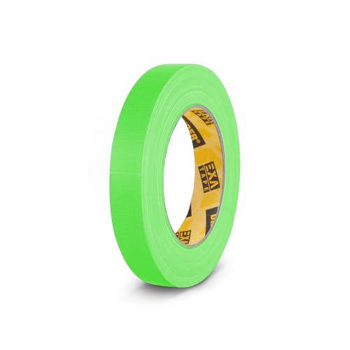 Adam Hall Accessories 58064 NGRN - Rouleau Gaffer Vert Fluo 19mm x 25m