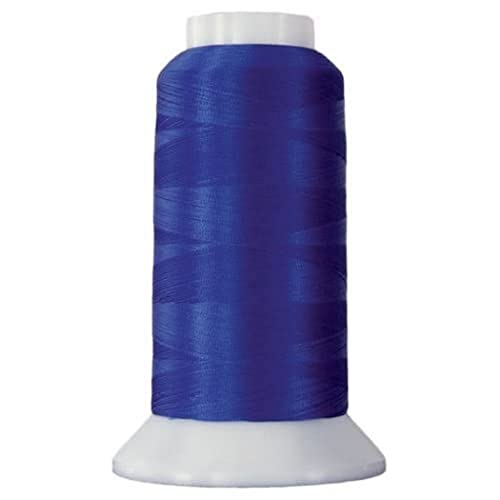 Hilo para bordar poliéster 3000 yd azul miniatura 1