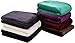 HYSEAS Flannel Fleece Throw Blanket Purple - Super Soft Plush Microfiber Solid Blanket for Couch, Bed, Chair, Sofa - Fuzzy Cozy Lightweight - 50x60 Inch
