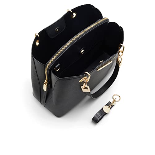 Aldo Womens Haysom Satchel Bag, Black, Medium Us #TOP2