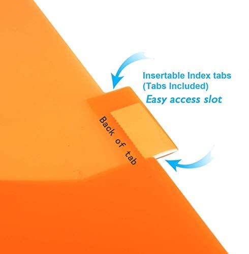 True-Ally A4 Binder Index Divider (10 Insertable tab Sheets) - Separators for Box Files, Lever Arch Files, Binders - A4 Size - Multicolor Tabs (Pack of 4 (Total 40 Sheets)) 1