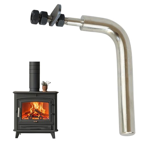 Kamin Türgriffe L-förmige glatte und robuste Ersatzkamin-Kamin-Griff für Haushalt, Hotel, Metall