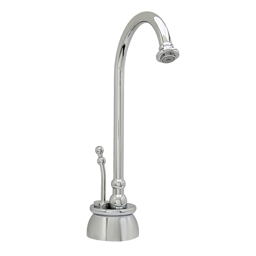 Image of Westbrass DT1F262-05 Docalorah 10 inch 2-Handle Hot and Cold Water Dispenser Faucet with Digital Tank and Filter, Polished Nickel
