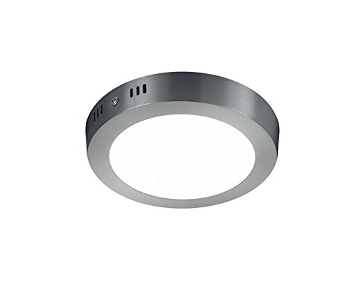 Preisvergleich Produktbild Trio Leuchten LED-Deckenleuchte Cento, nickel matt / acryl weiß, 657011207