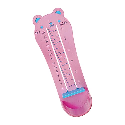 Dispositivo De Medición De Sizer De Pie, Dispositivo De Medición De Pie Para Niños Pequeños, Pantalla De Doble Escala, Medidor Preciso Con Base No Deslizante, Herramienta De Medición Linda Para El Seg
