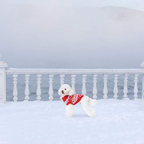 Christmas Snowflake Turtleneck Dog Sweater - Cute Pullover Pet Knitwear Cold Weather Clothes Outfit For Cats & Dogs #TOP5