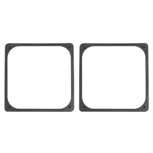 2 juntas de silicona antivibración con absorción de golpes para ventilador de carcasa de PC, 120 x 120 mm
