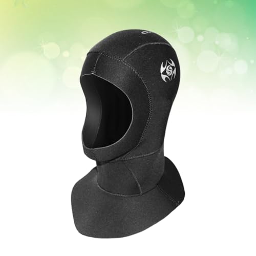 Bonnet de plongée néoprène 3 mm noir sous-marine eau libre XL