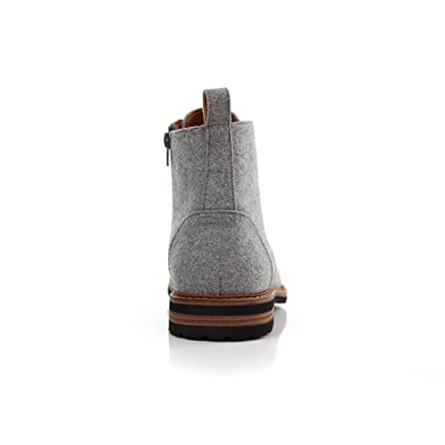 Image of Polar Fox Men's Ankle Dress Boots | Lace-up Casual Fashion Boot Collection | Cap Toe & Plain Toe Styles |