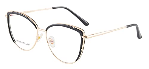 Image of Cat Eye Blue Light Blocking Glasses Women TR90 Lightweight Computer Eyeglasses Anti blue-ray Eyewear