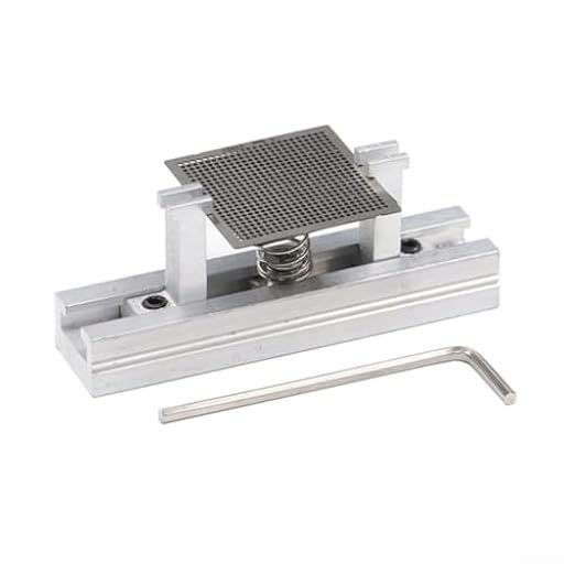 Juego de plantillas de memoria de 12/14/20 piezas para reparación de DDR RAM con soporte de calefacción directa, malla de acero inoxidable para chips DDR1 a DDR7 y NAND, compatible con (soporte | Ya disponible en tu tienda friki favorita! En mundofriki.es!