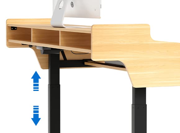 FLEXISPOT ESD1 Scrivania Regolabile in Altezza Scrivania Elettrica Scrivania Motorizzata Scrivania Altezza Regolabile Standing Desk Supporto per tastiera da Scrivania