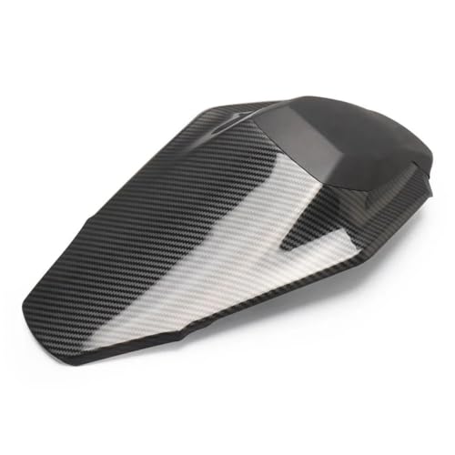 Capot de selle moto vert aérodynamique protégeant le carénage arrière