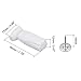 MECCANIXITY Anti-Theft Retail Security Hard Tags with Pins Sound Magnetic for Clothing, Shoes and Hats, Sports Pack of 50