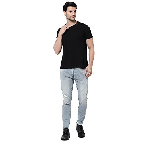 Image of Wrangler Men's Bostin Blue Jeans (Slim)