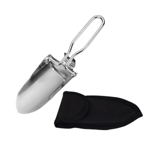 BESPORTBLE Backpack Bag Mini Shovel Stainless Steel Folding Compact Garden Spade Multifunctional Outdoor Camping Tool