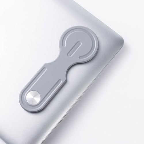 Leadigol Magnetic Phone Holder for Laptop,Slim Portable Foldable Phone Stand, Computer Expansion Bracket for Monitor's Top and Side,Camera Monitor Mount, Compatible with Any Phone
