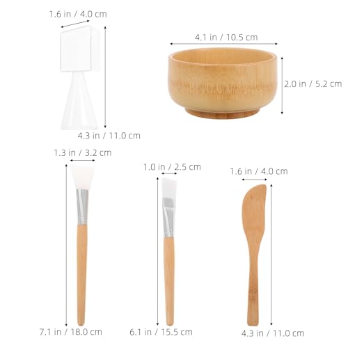 Kit beauté 4 pièces anti gaspillage pour application précise de soin visage maison - 2