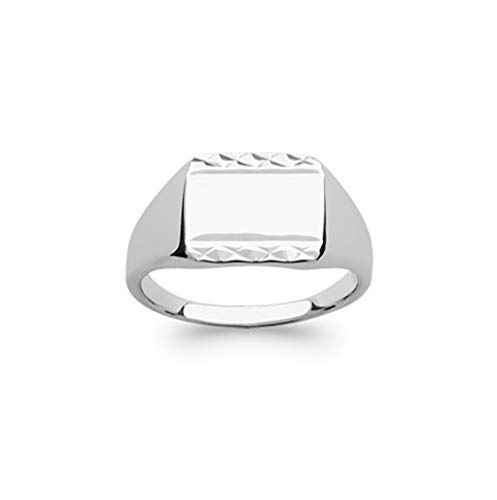 Bague chevalière mixte argent au quotidien style décontracté chic