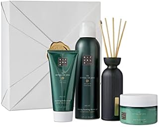 RITUALS Gift Set from The Ritual of Jing - Foaming Shower Gel, Body Cream, Mini Fragrance Stick & Body Scrub - With Sacred Lotus & Jujube - Medium