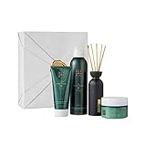 Completa el Ritual: Este maravilloso Cofre de Regalo de belleza mediano contiene un gel de ducha espumoso, una crema corporal, una mini barra de fragancia y un exfoliante corporal. Descubre la Colección Jing al completo