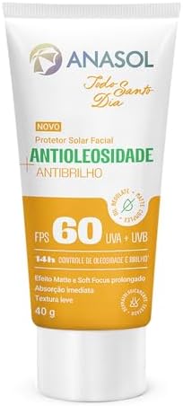 Anasol Protetor Solar Facial Antioleosidade Anti Brilho Todo Sant...