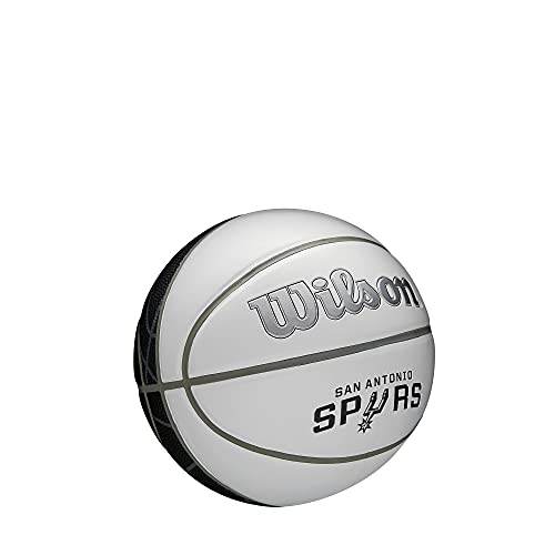 Image of WILSON NBA Team Autograph Mini Basketball - San Antonio Spurs