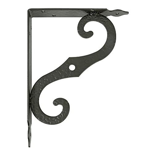 Amig - Palomilla para estanterías de pared - Escuadra metálica para baldas - Ángulo para estantes - Soporte estantería - Acero - Color Blanco - Medida: 100x90 mm - Peso máx. recomendado: 75 Kg