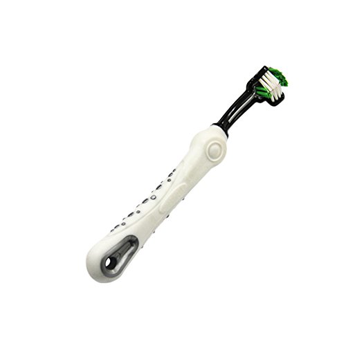 Symboat - Zahnbürste für Hunde / Haustiere, 3-seitig, für kleine und mittelgroße Hunde Cover