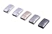 KONMAY 10 Sets 11.0x3.0mm Flat Magnetic Jewelry Clasps for Bracelets, Mixed 5 Colors