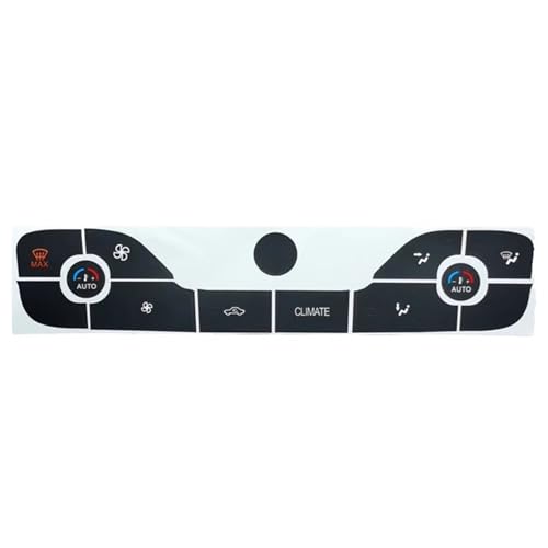 Stickers boutons Ford S-Max 2011 haute résistance pour commande de climatisation - 3