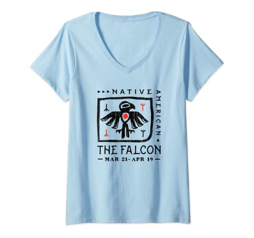 Womens Native American Zodiac Signs - Falcon Bird Spirit Animal