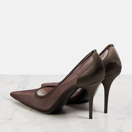 Pumps for Women Elegant Slip On Stilettos Heels with Pointed Toe Stylish Formal Shoes for Weddings3