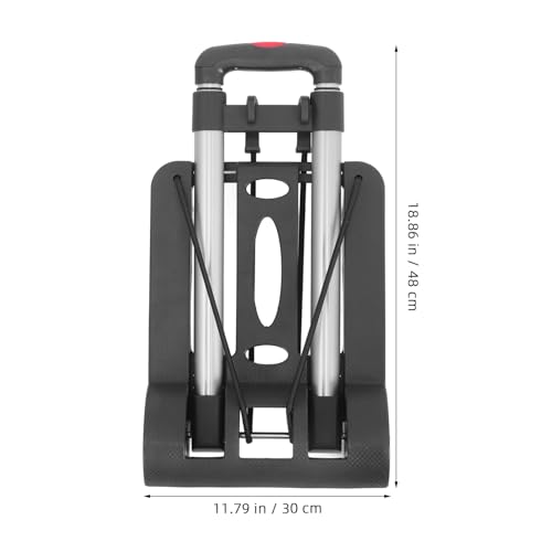 Chariot pliable Mikinona léger et compact en alu avec roues - 3
