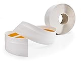 Weichsockelleiste Selbstklebend | 50 mm x 20 mm | Knickleiste Abschlussleiste für Küche Badezimmer Dichtungsband PVC Flexibel Wasserdicht Dekorativ | 5 Meter | Weiß
