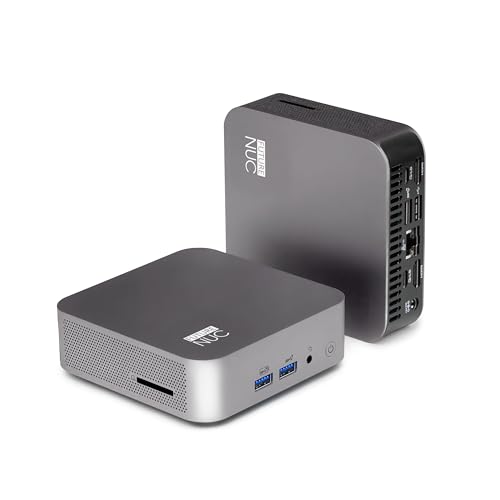 FutureNUC AMD Ryzen® R7-8845HS Mini PC • 8 Kerne, bis zu 5,1GHz • 32GB DDR5 RAM, 1TB SSD • USB4, WiFi 7, HDMI 2.1, BT 5.3 • Windows 11 Pro • Slim Mini Desktop PC für Home & Business