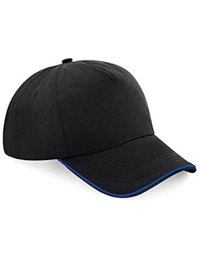 Beechfield B25c Casquette Authentique à 5 Panneaux - Visière Passepoilée