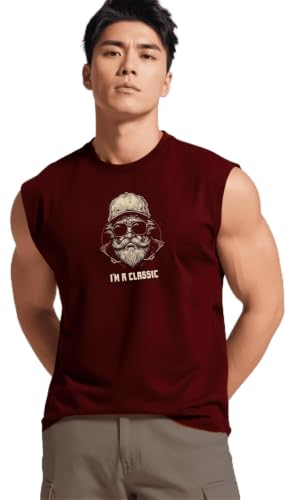 Image of JUARI BE A GENTLEMAN Men's Sleeveless Tank Top Premium Cotton Blend Muscle Fit Gym Vest | Casual Summer Shirt | Breathable & Lightweight Fitness Wear for Gym, Running & Daily Use