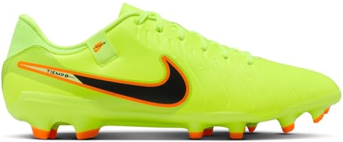 Nike Legend 10 Academy Fg/MG, Scarpe da Calcio Uomo, Volt Nero, 41 EU